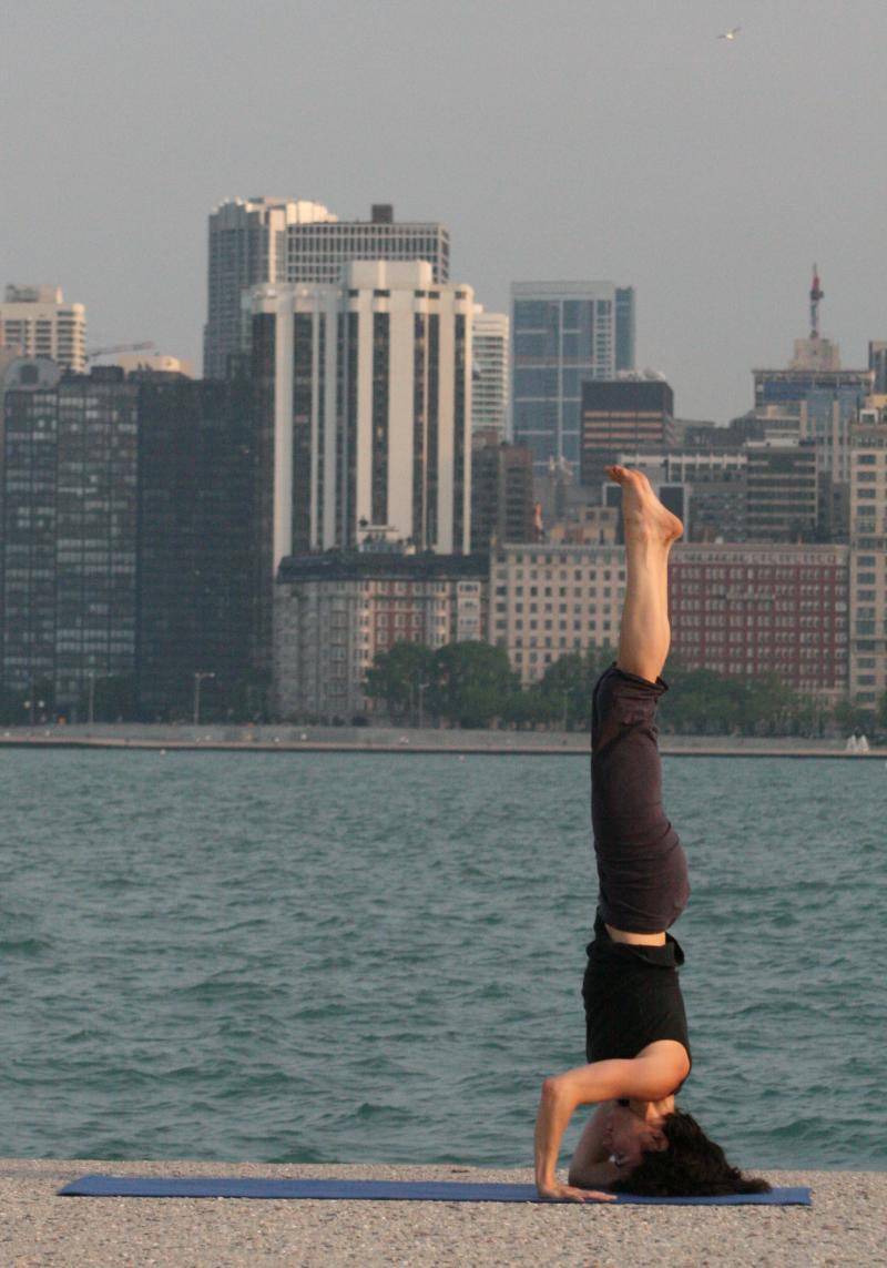 sirsasana variation